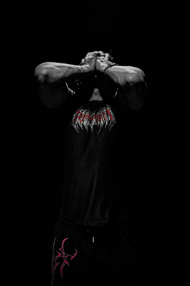 Sharp Black Compression Tshirt half sleeve