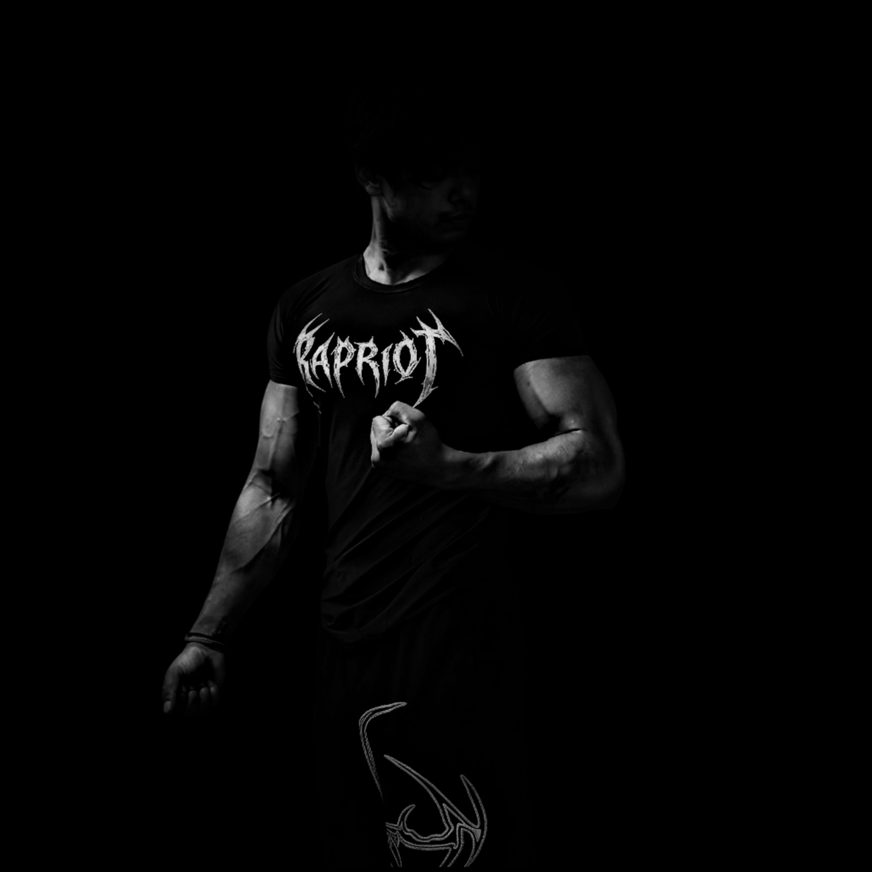 void Black Compression Tshirt half sleeve